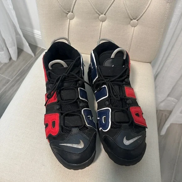 Nike | Shoes | Nike Kids Black Red And Blue Sneakers | Poshmark display picture 2